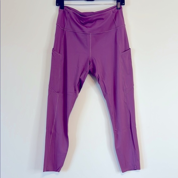 lululemon athletica Pants - LULULEMON Fast & Fr33 7/8 Tight II Non-Reflective Nulux 25" in Pink/Purp…